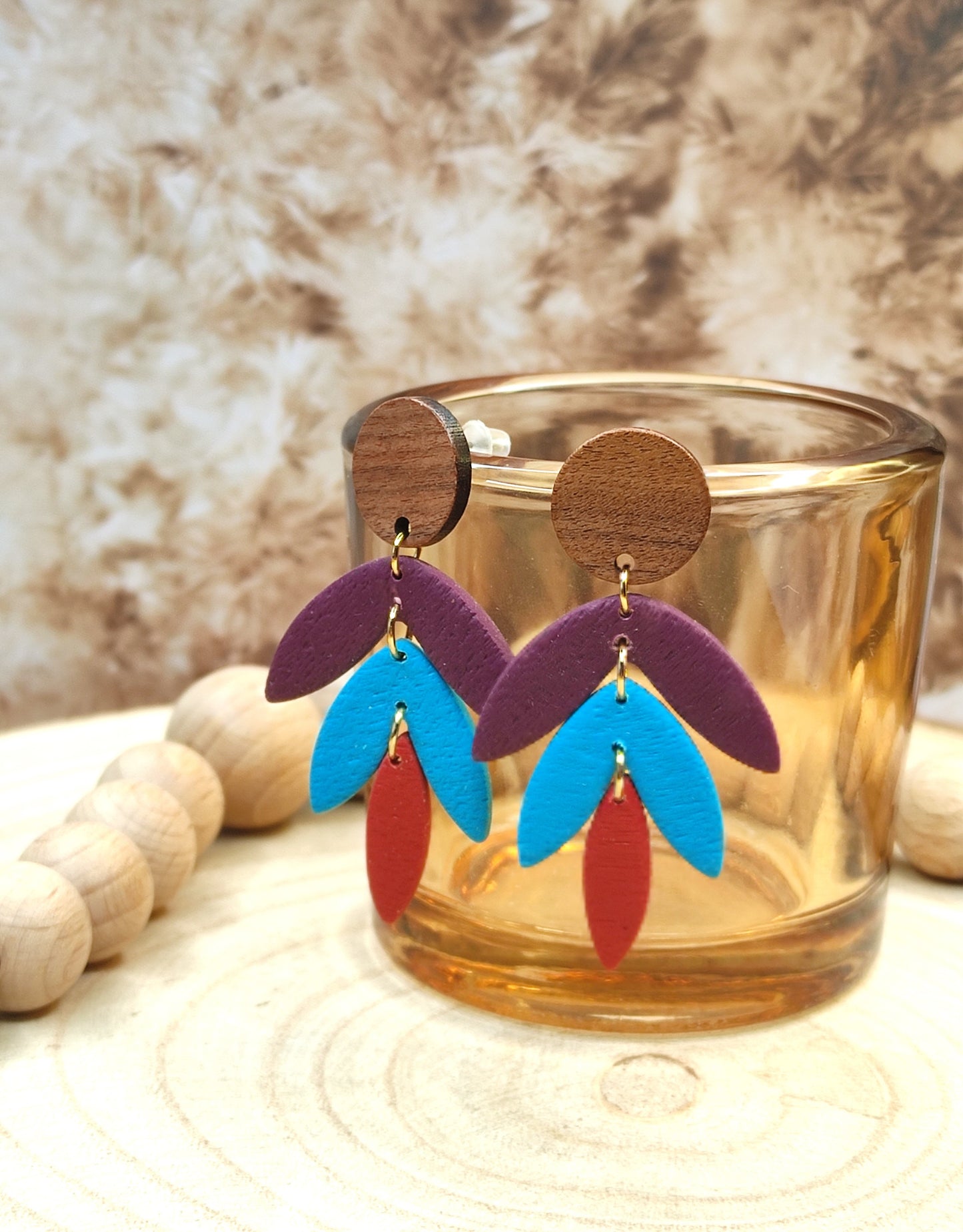 PIROUETTE earrings - Unique piece