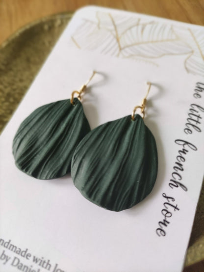 Boucles d'oreilles AVA vert - The Little French Store