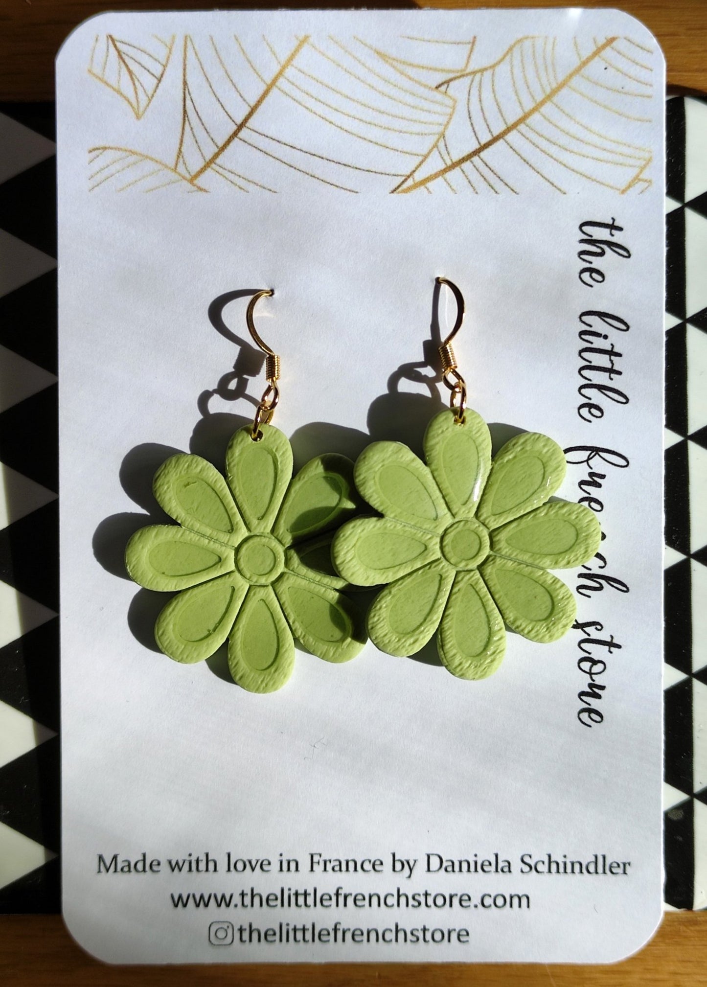 Boucles d'oreilles FLEUR - The Little French Store